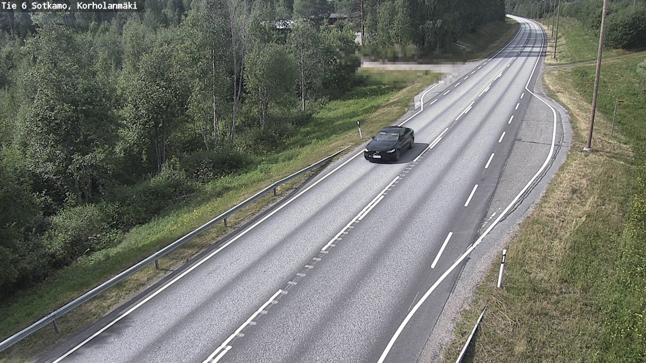 Weather Camera Image Road 6 Sotkamo, Korholanmäki, Sotkamo, Kainuu