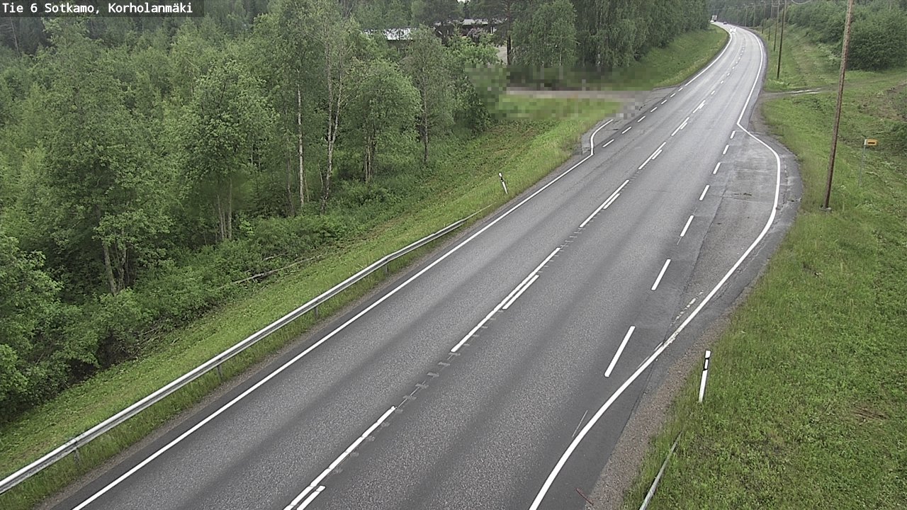 Weather Camera Image Väg 6 Sotkamo, Korholanmäki, Sotkamo, Kainuu