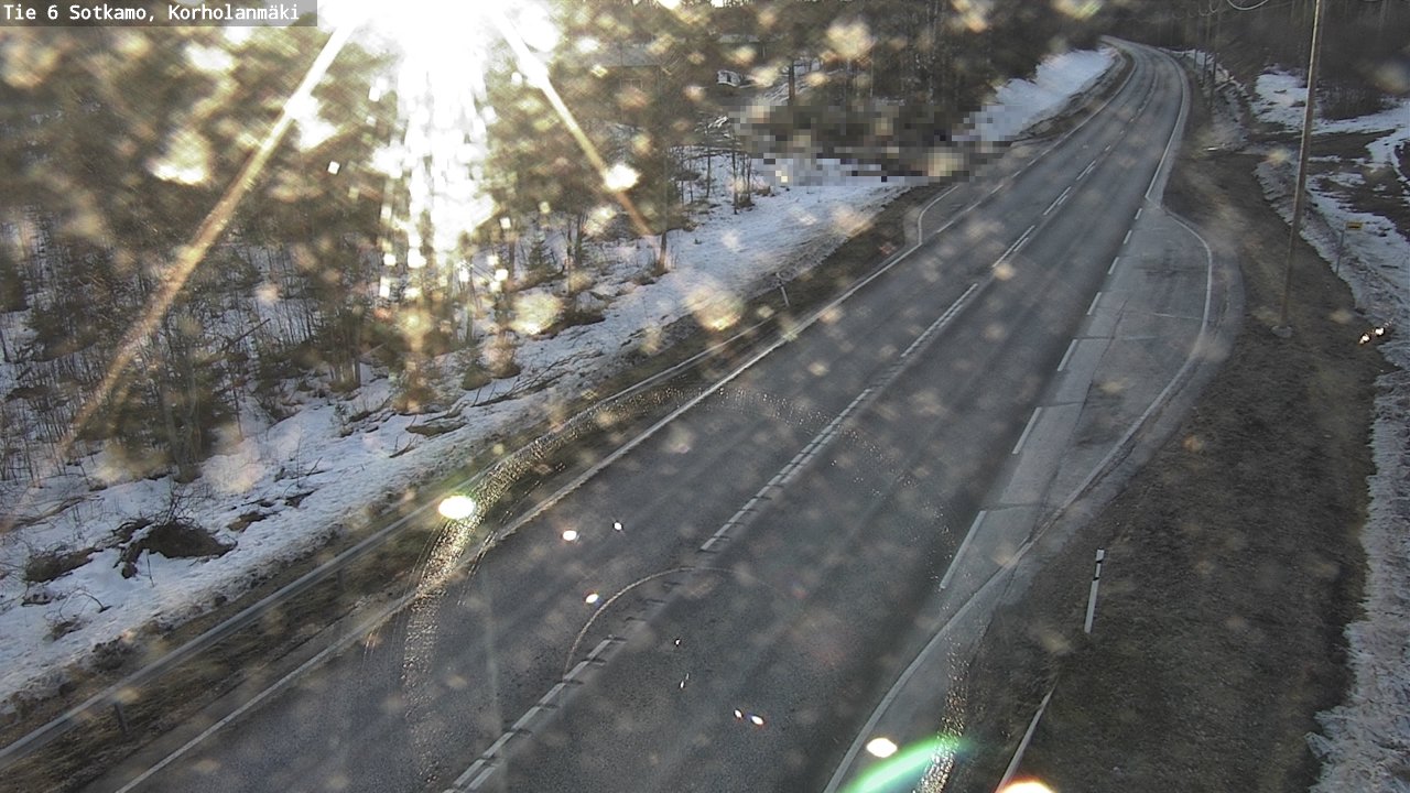 Weather Camera Image Väg 6 Sotkamo, Korholanmäki, Sotkamo, Kainuu