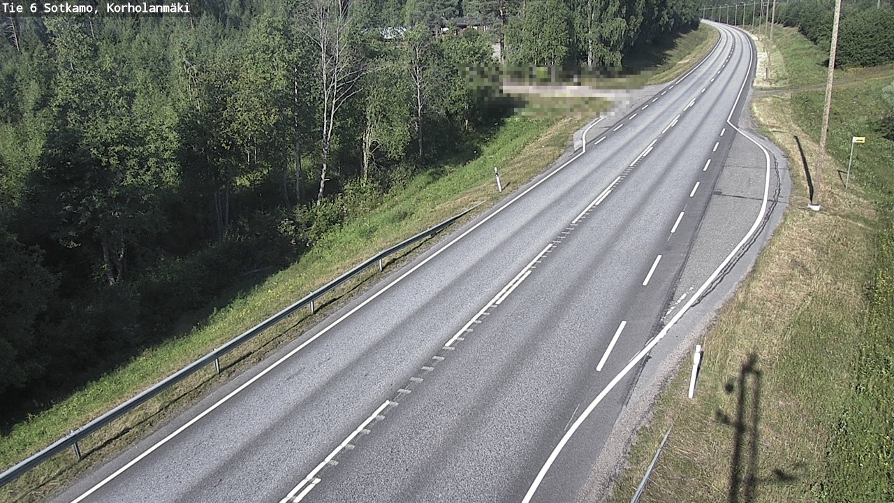 Weather Camera Image Väg 6 Sotkamo, Korholanmäki, Sotkamo, Kainuu