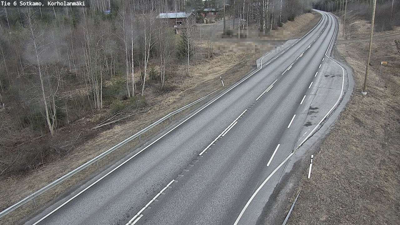 Weather Camera Image Väg 6 Sotkamo, Korholanmäki, Sotkamo, Kainuu