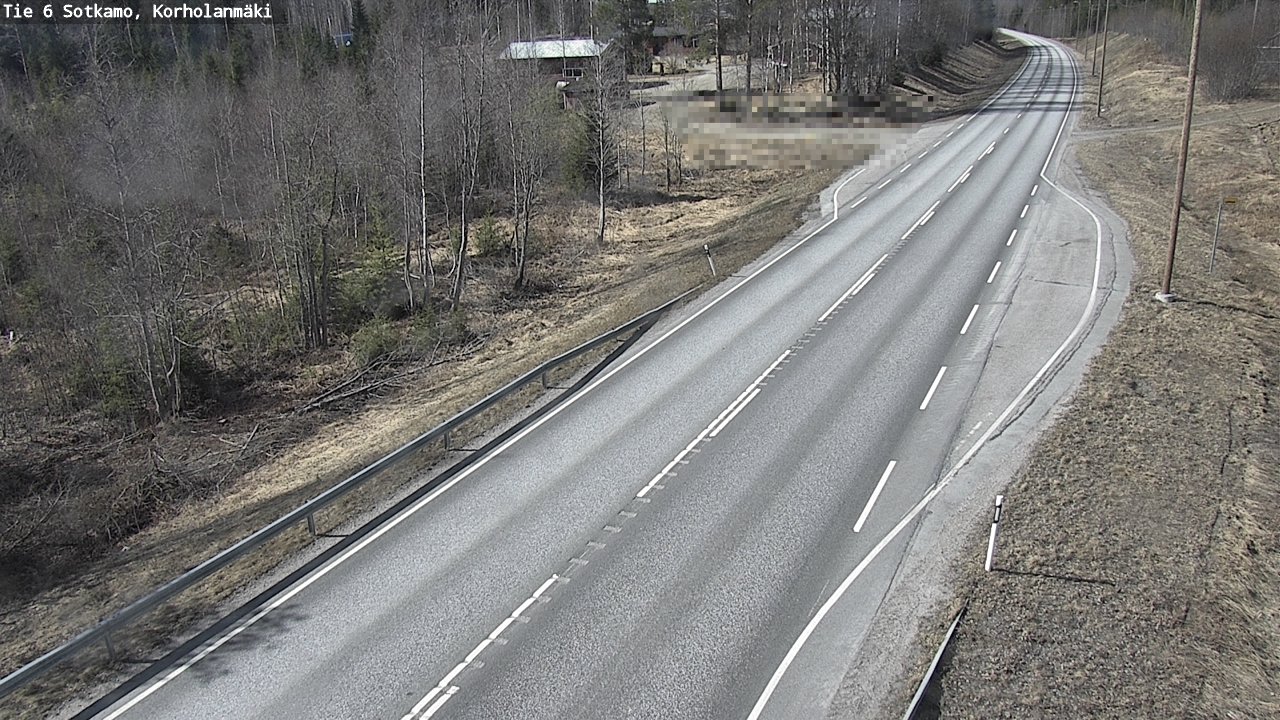 Weather Camera Image Väg 6 Sotkamo, Korholanmäki, Sotkamo, Kainuu