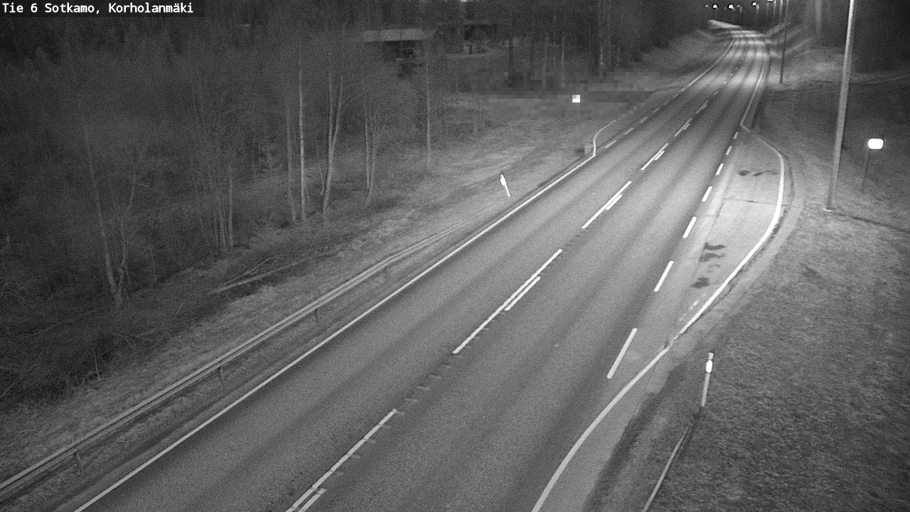 Weather Camera Image Väg 6 Sotkamo, Korholanmäki, Sotkamo, Kainuu