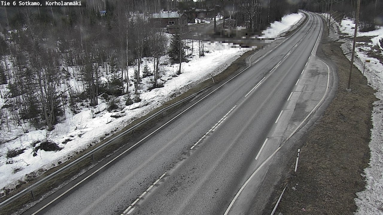 Weather Camera Image Road 6 Sotkamo, Korholanmäki, Sotkamo, Kainuu