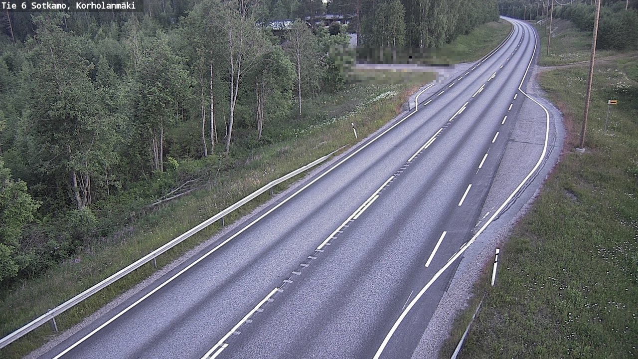 Weather Camera Image Road 6 Sotkamo, Korholanmäki, Sotkamo, Kainuu