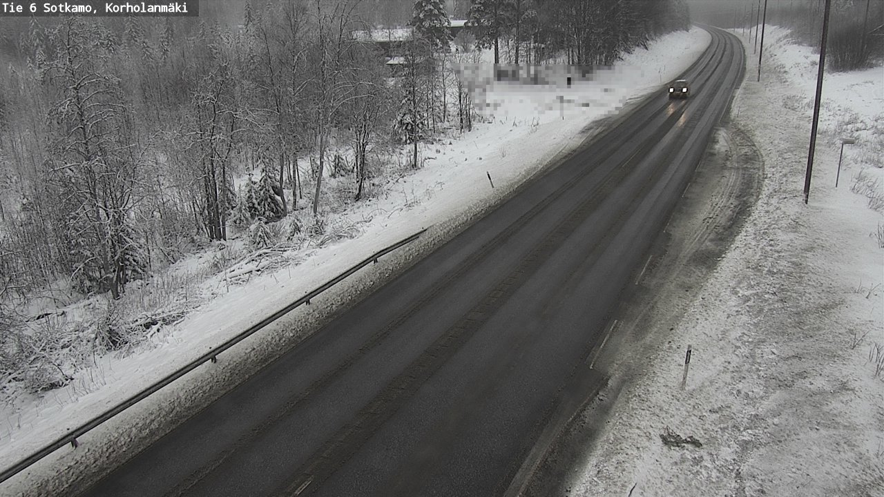 Weather Camera Image Road 6 Sotkamo, Korholanmäki, Sotkamo, Kainuu