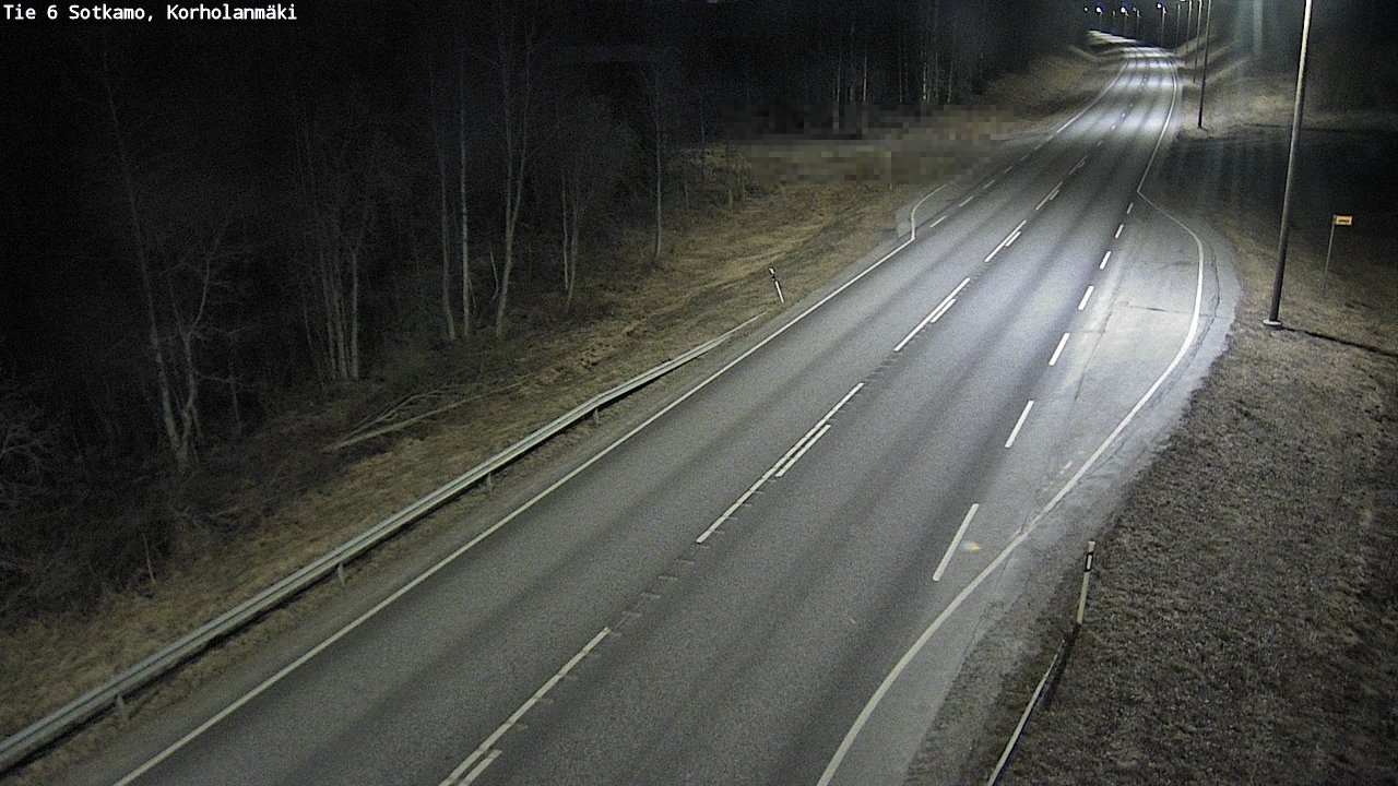 Weather Camera Image Väg 6 Sotkamo, Korholanmäki, Sotkamo, Kainuu