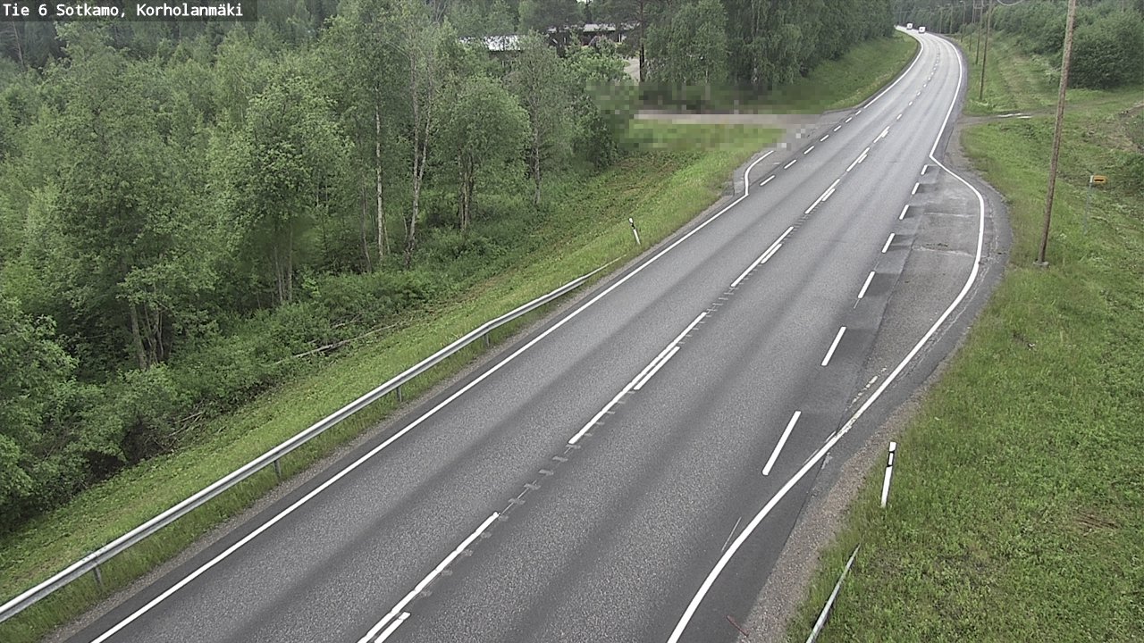 Weather Camera Image Väg 6 Sotkamo, Korholanmäki, Sotkamo, Kainuu