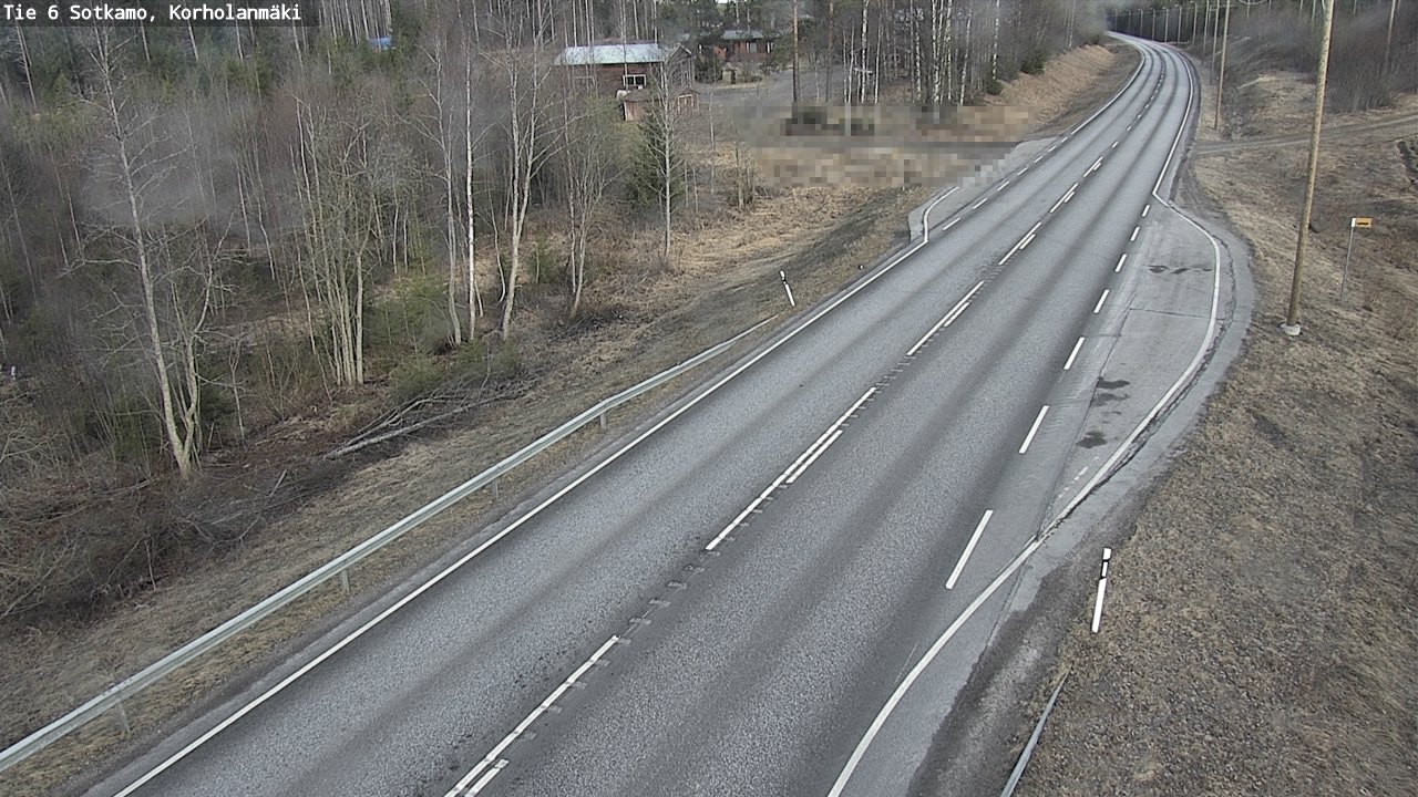 Weather Camera Image Väg 6 Sotkamo, Korholanmäki, Sotkamo, Kainuu