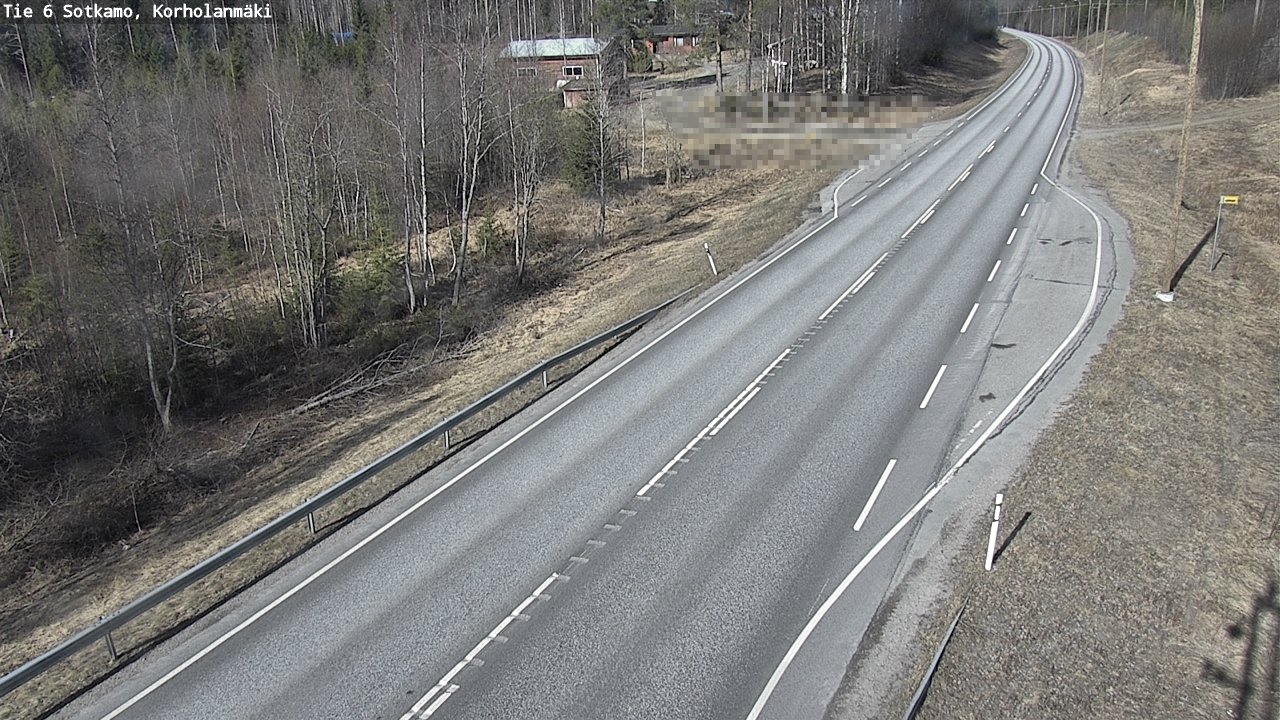 Weather Camera Image Väg 6 Sotkamo, Korholanmäki, Sotkamo, Kainuu