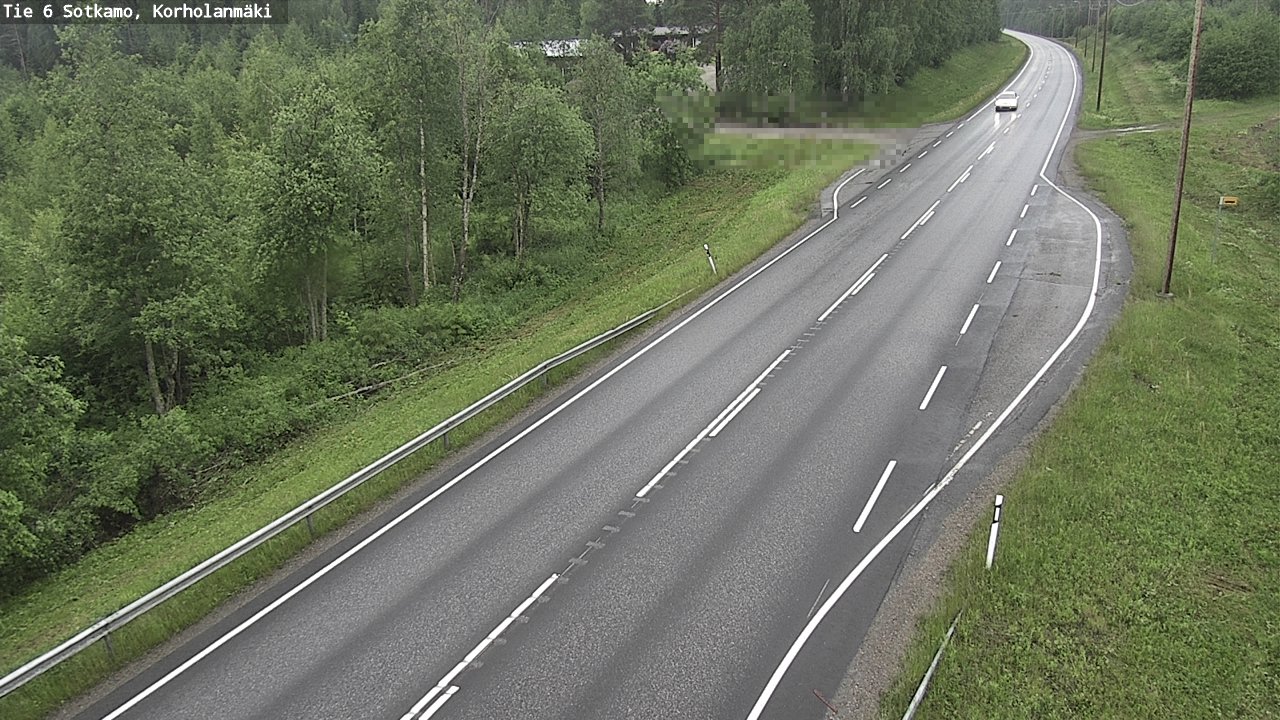 Weather Camera Image Väg 6 Sotkamo, Korholanmäki, Sotkamo, Kainuu