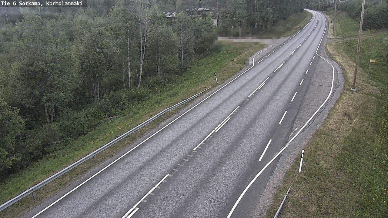 Weather Camera Image Road 6 Sotkamo, Korholanmäki, Sotkamo, Kainuu