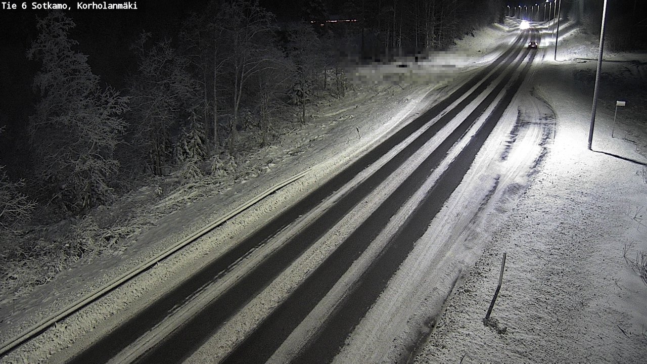 Weather Camera Image Väg 6 Sotkamo, Korholanmäki, Sotkamo, Kainuu