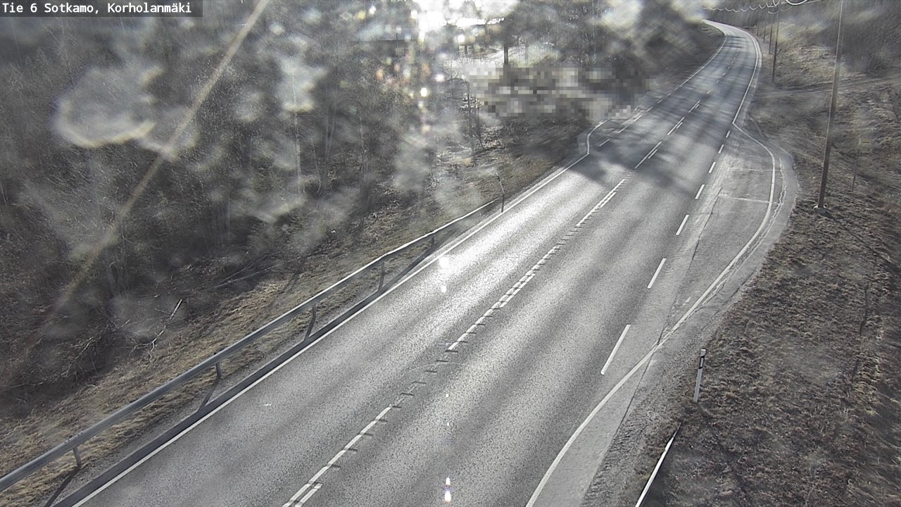 Weather Camera Image Väg 6 Sotkamo, Korholanmäki, Sotkamo, Kainuu