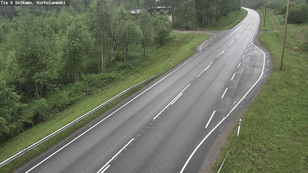 Weather Camera Image Väg 6 Sotkamo, Korholanmäki, Sotkamo, Kainuu