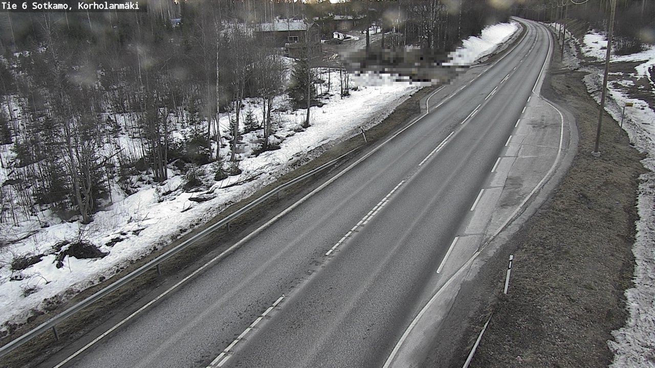 Weather Camera Image Väg 6 Sotkamo, Korholanmäki, Sotkamo, Kainuu