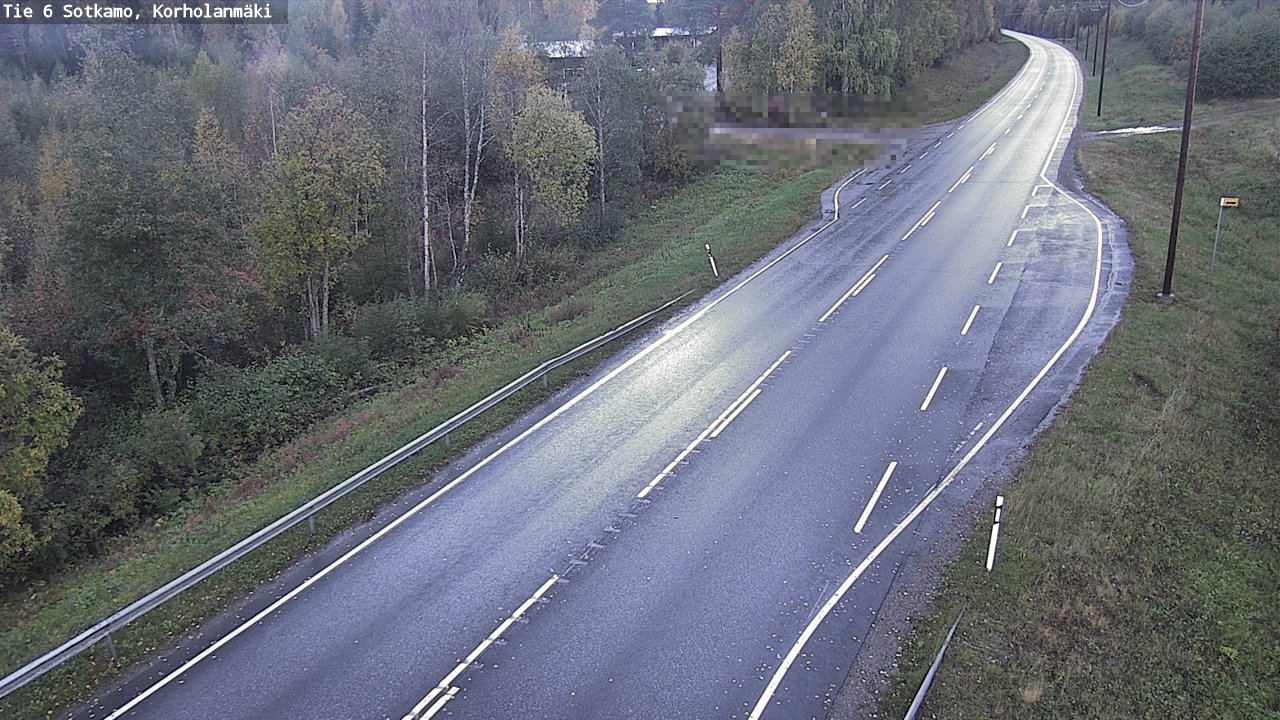 Weather Camera Image Road 6 Sotkamo, Korholanmäki, Sotkamo, Kainuu
