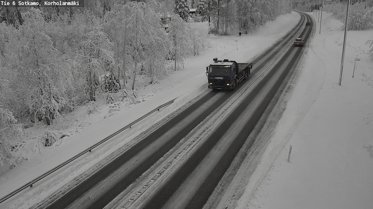 Weather Camera Image Road 6 Sotkamo, Korholanmäki, Sotkamo, Kainuu