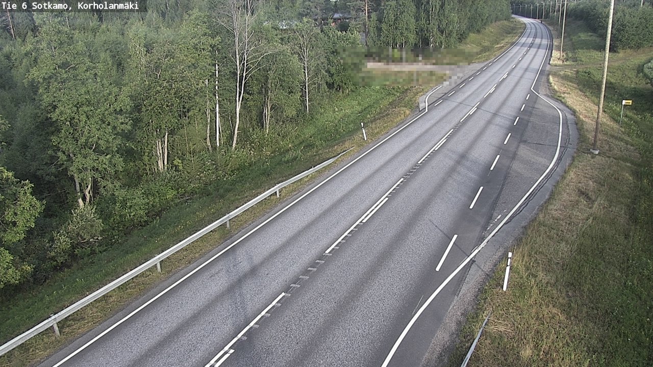 Weather Camera Image Väg 6 Sotkamo, Korholanmäki, Sotkamo, Kainuu