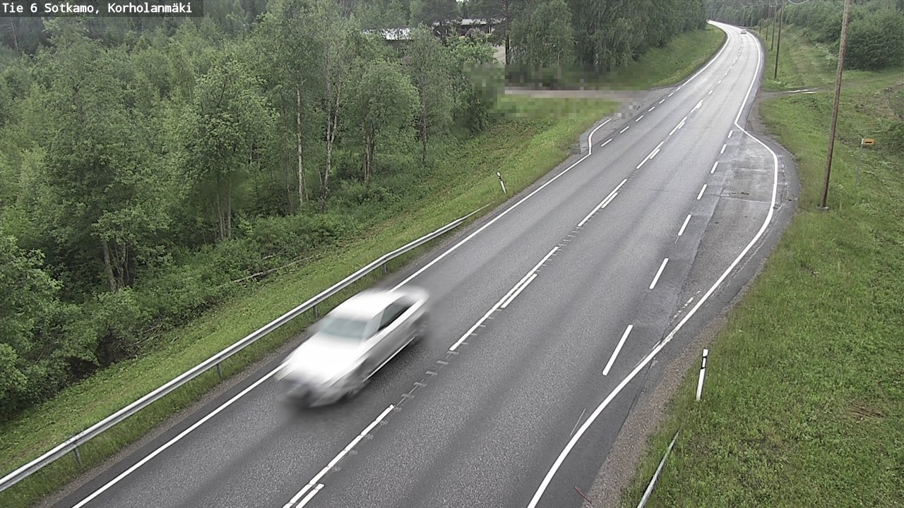 Weather Camera Image Väg 6 Sotkamo, Korholanmäki, Sotkamo, Kainuu