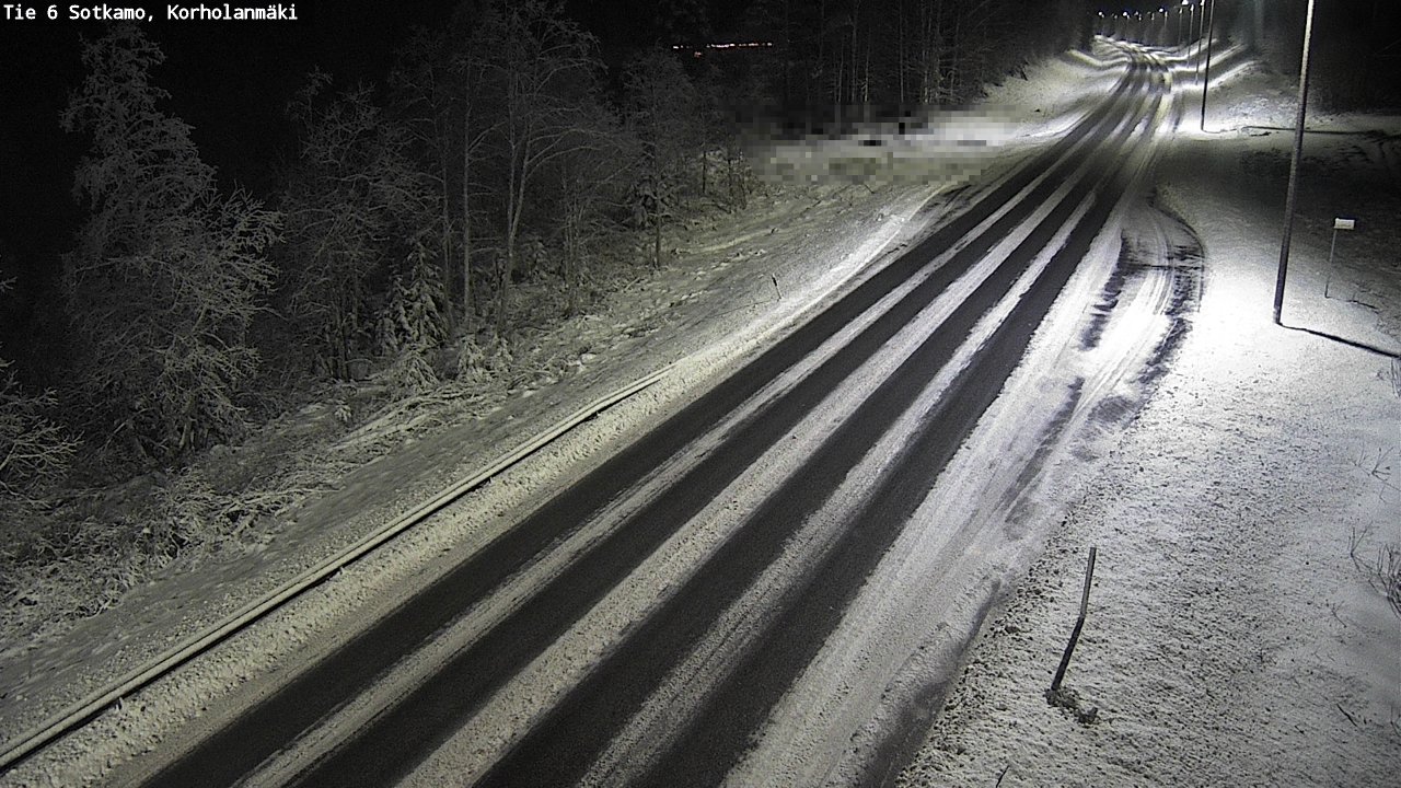 Weather Camera Image Väg 6 Sotkamo, Korholanmäki, Sotkamo, Kainuu