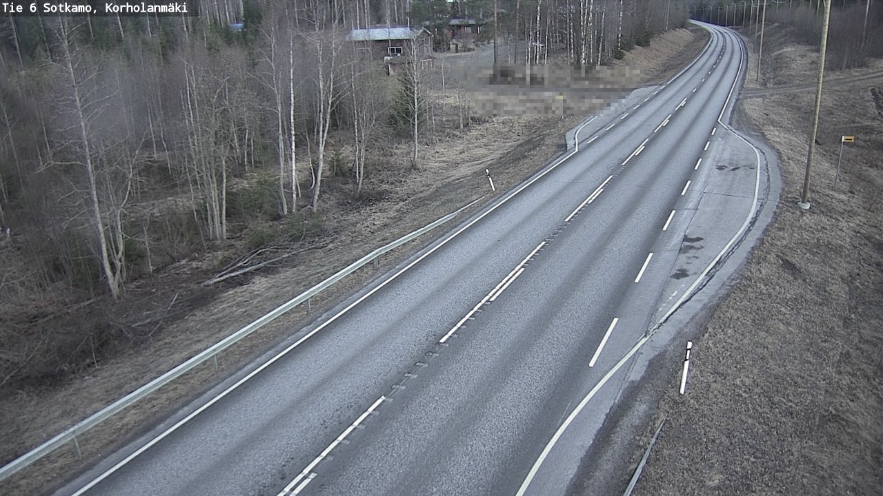 Weather Camera Image Väg 6 Sotkamo, Korholanmäki, Sotkamo, Kainuu