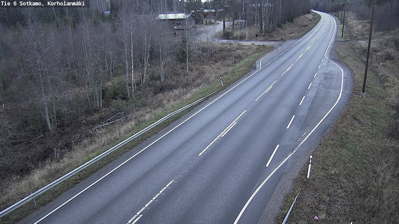 Weather Camera Image Väg 6 Sotkamo, Korholanmäki, Sotkamo, Kainuu