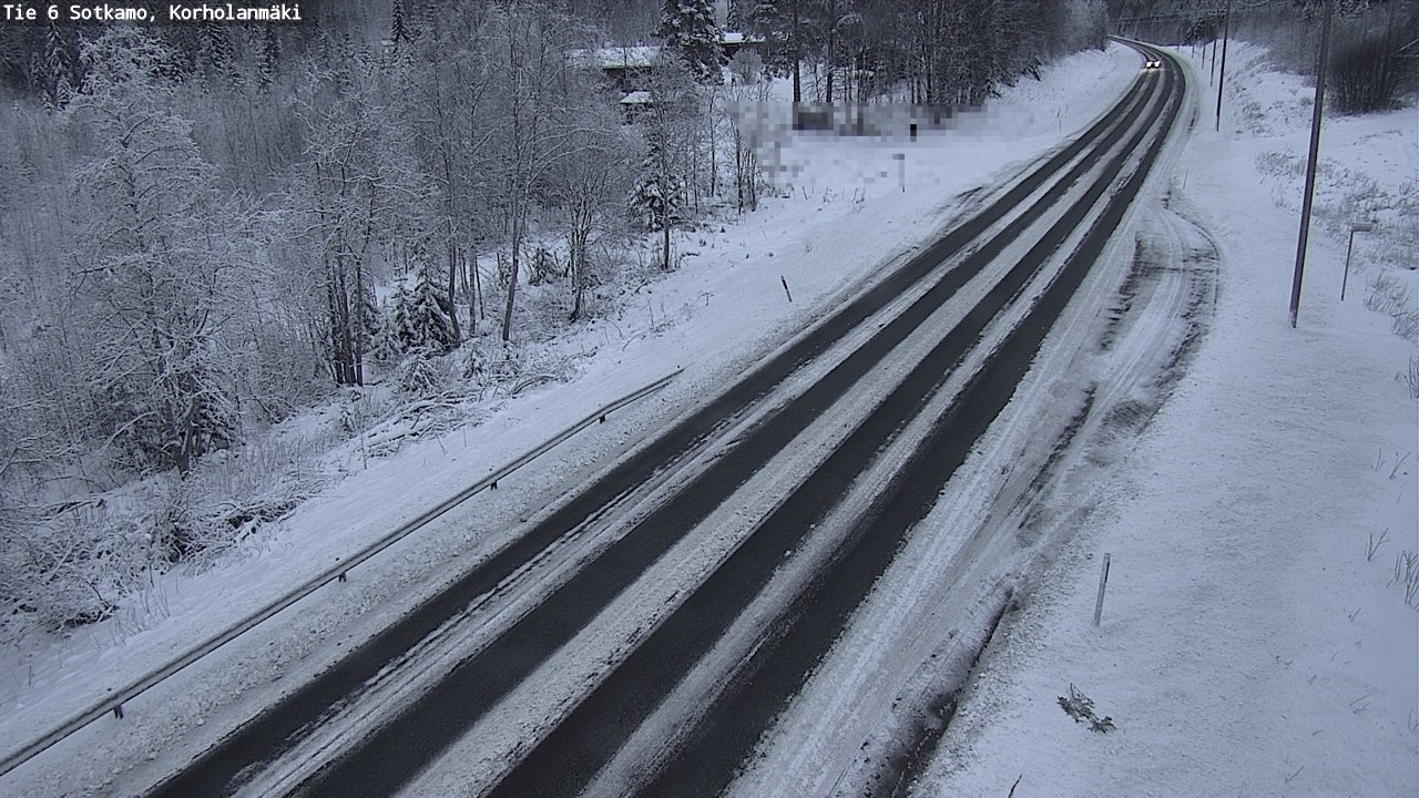 Weather Camera Image Väg 6 Sotkamo, Korholanmäki, Sotkamo, Kainuu