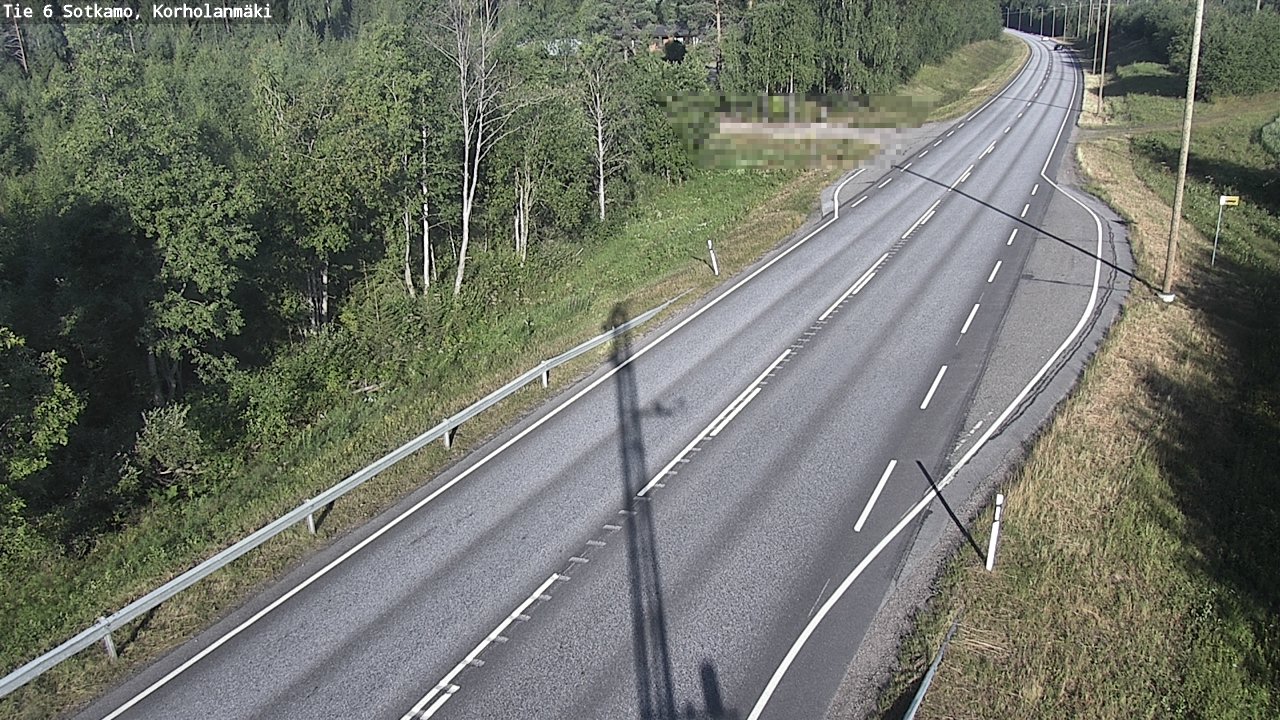 Weather Camera Image Väg 6 Sotkamo, Korholanmäki, Sotkamo, Kainuu