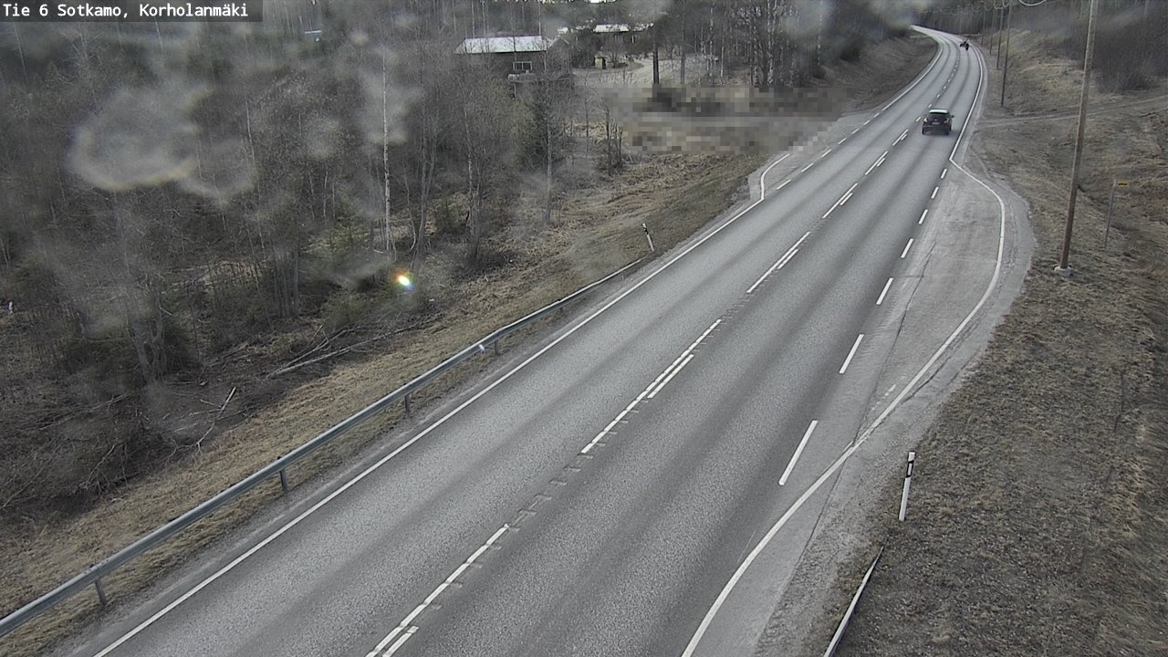 Weather Camera Image Väg 6 Sotkamo, Korholanmäki, Sotkamo, Kainuu