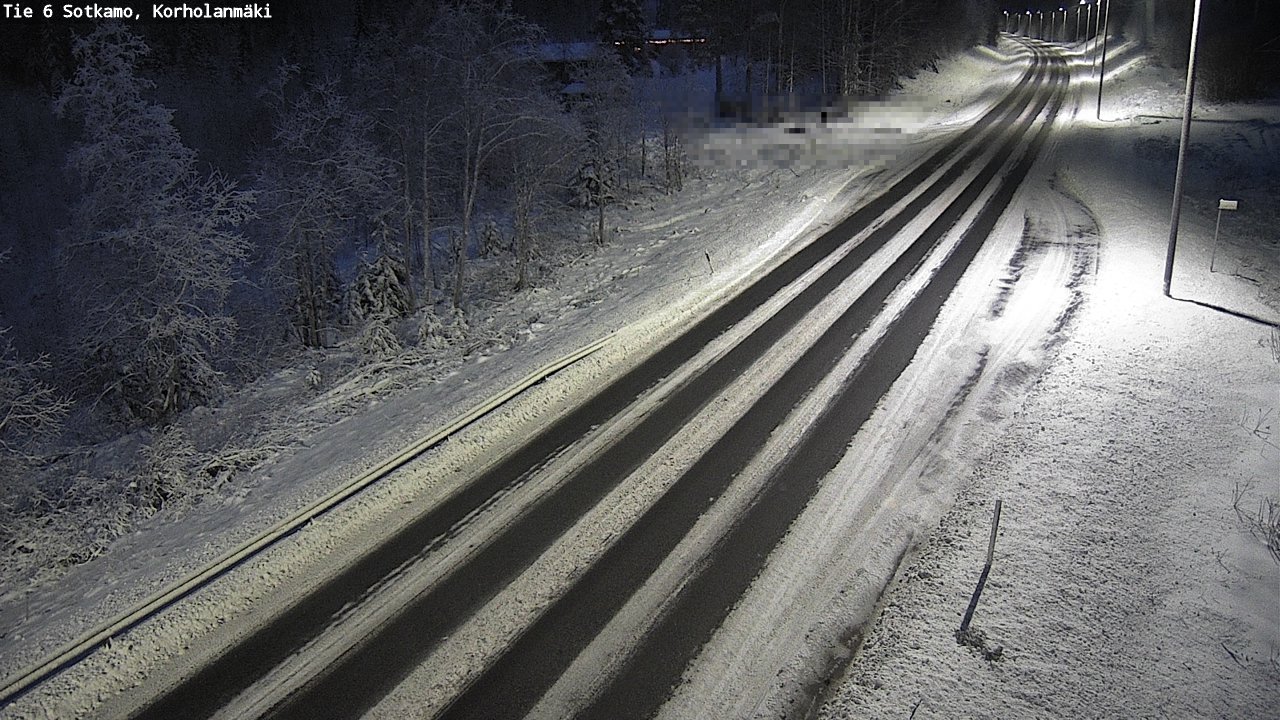 Weather Camera Image Väg 6 Sotkamo, Korholanmäki, Sotkamo, Kainuu