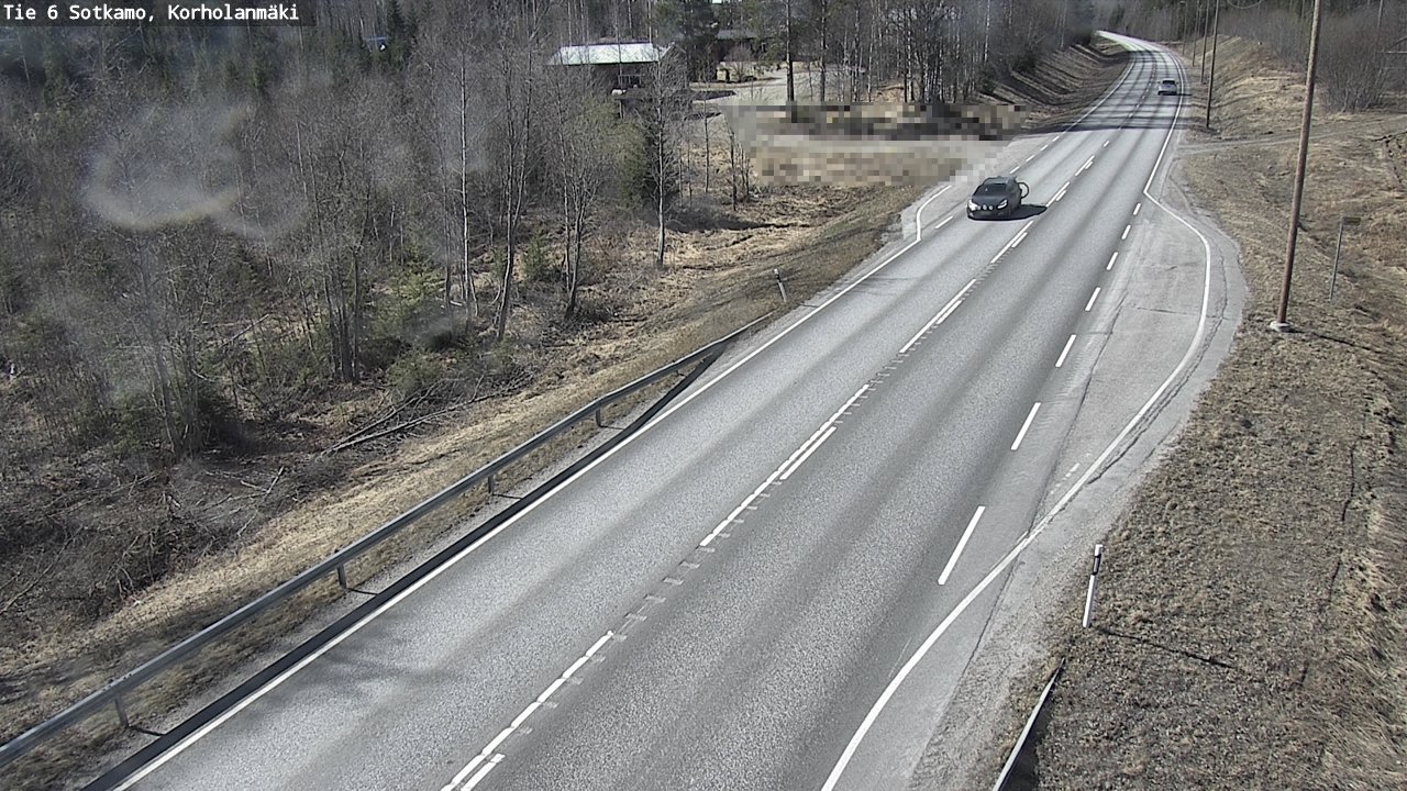 Weather Camera Image Väg 6 Sotkamo, Korholanmäki, Sotkamo, Kainuu