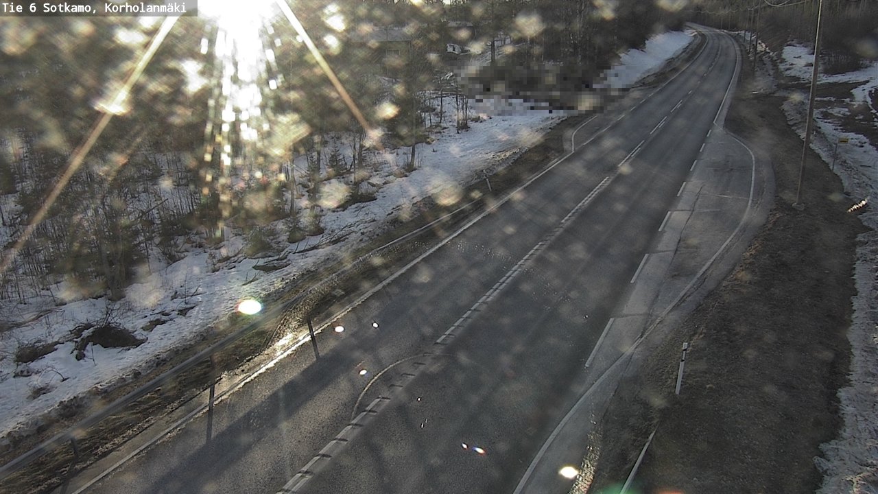 Weather Camera Image Väg 6 Sotkamo, Korholanmäki, Sotkamo, Kainuu