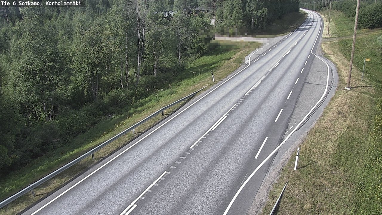Weather Camera Image Väg 6 Sotkamo, Korholanmäki, Sotkamo, Kainuu
