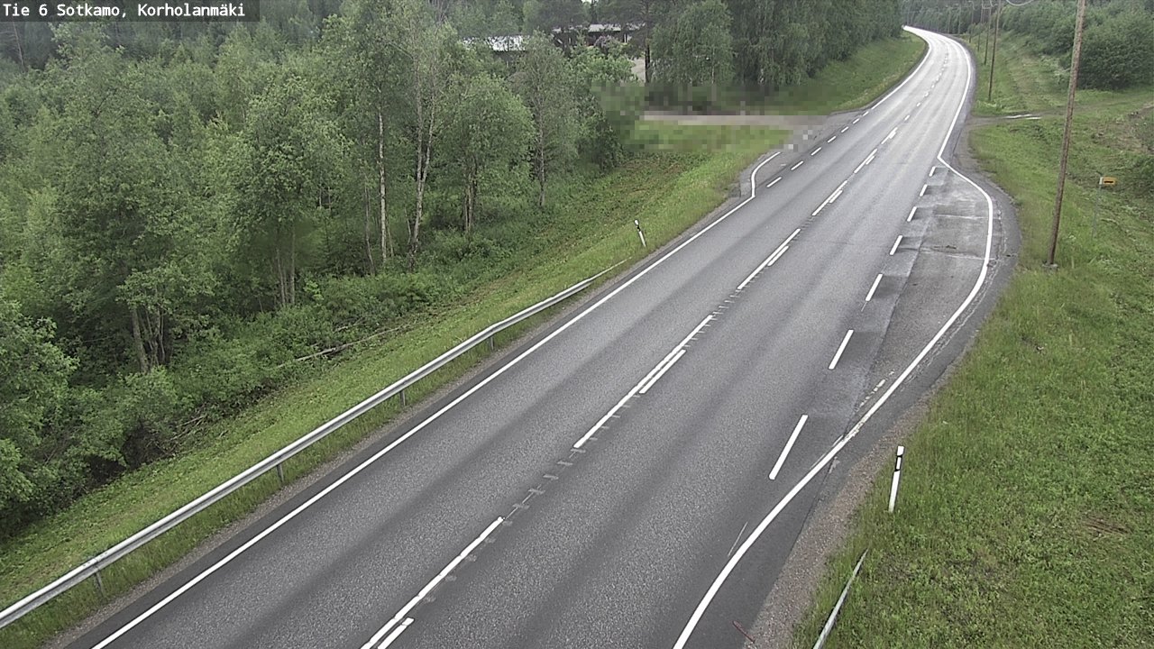 Weather Camera Image Väg 6 Sotkamo, Korholanmäki, Sotkamo, Kainuu