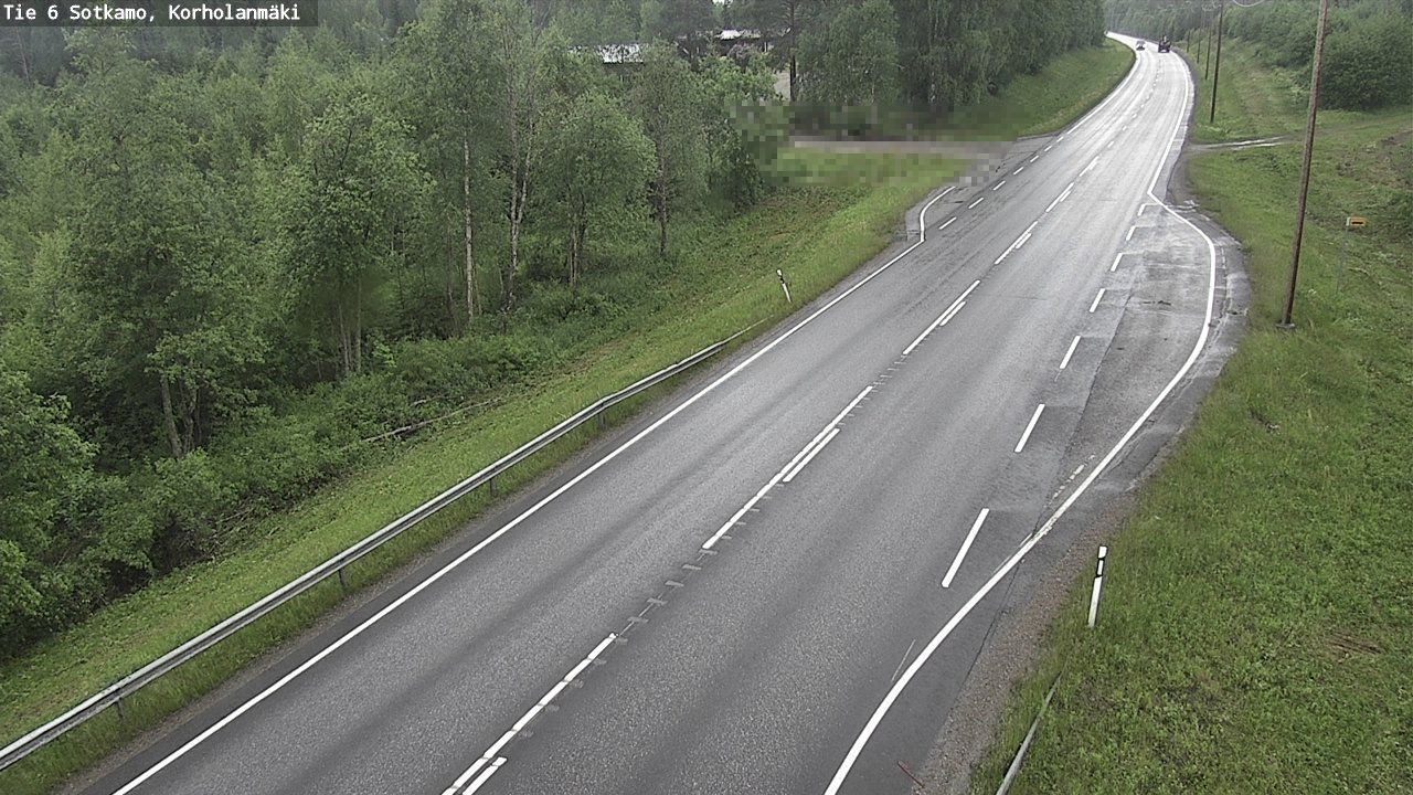 Weather Camera Image Väg 6 Sotkamo, Korholanmäki, Sotkamo, Kainuu
