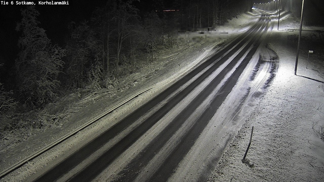 Weather Camera Image Väg 6 Sotkamo, Korholanmäki, Sotkamo, Kainuu