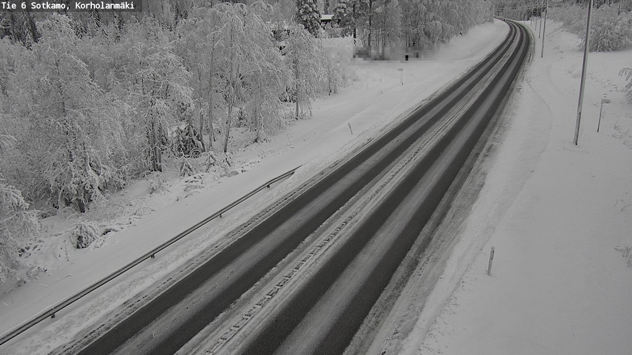 Weather Camera Image Road 6 Sotkamo, Korholanmäki, Sotkamo, Kainuu