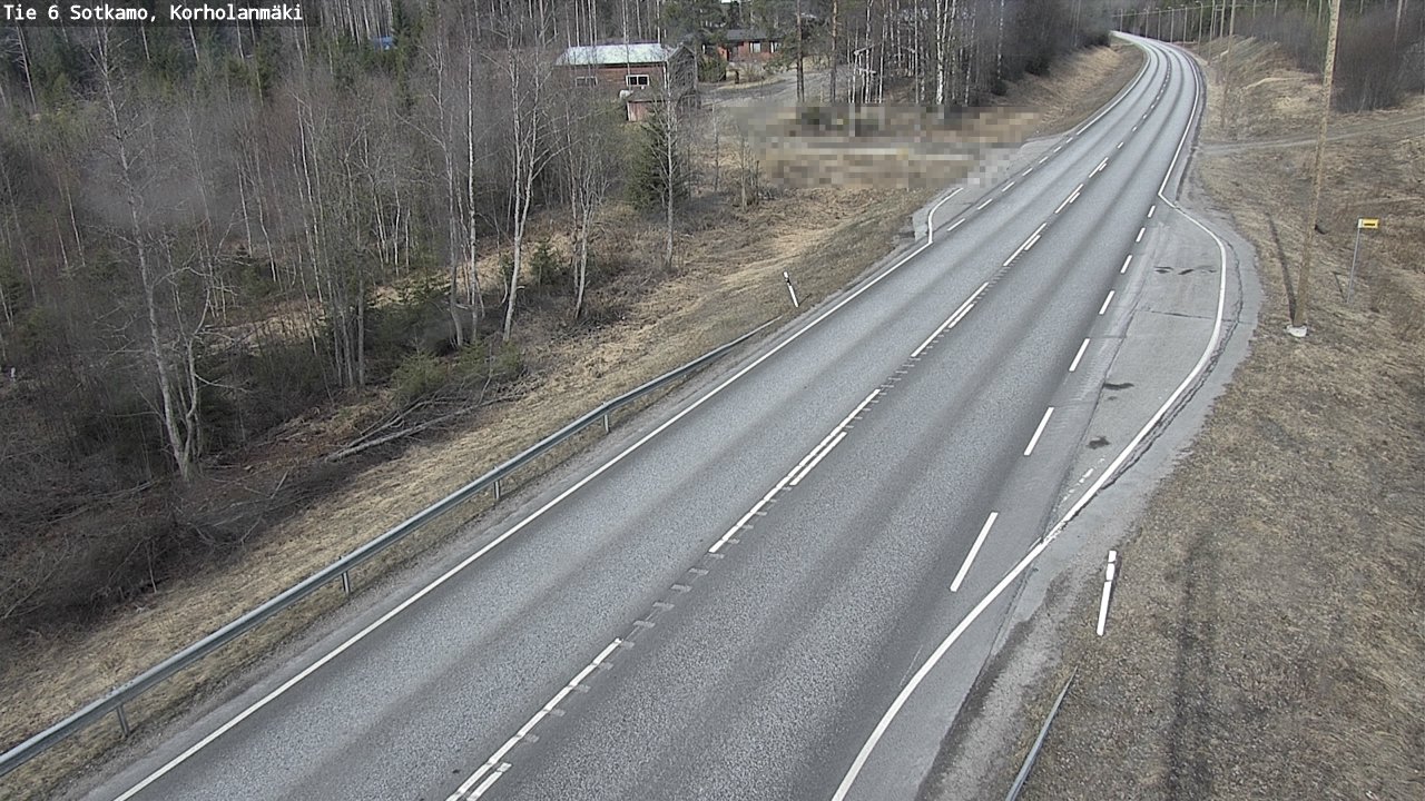 Weather Camera Image Väg 6 Sotkamo, Korholanmäki, Sotkamo, Kainuu