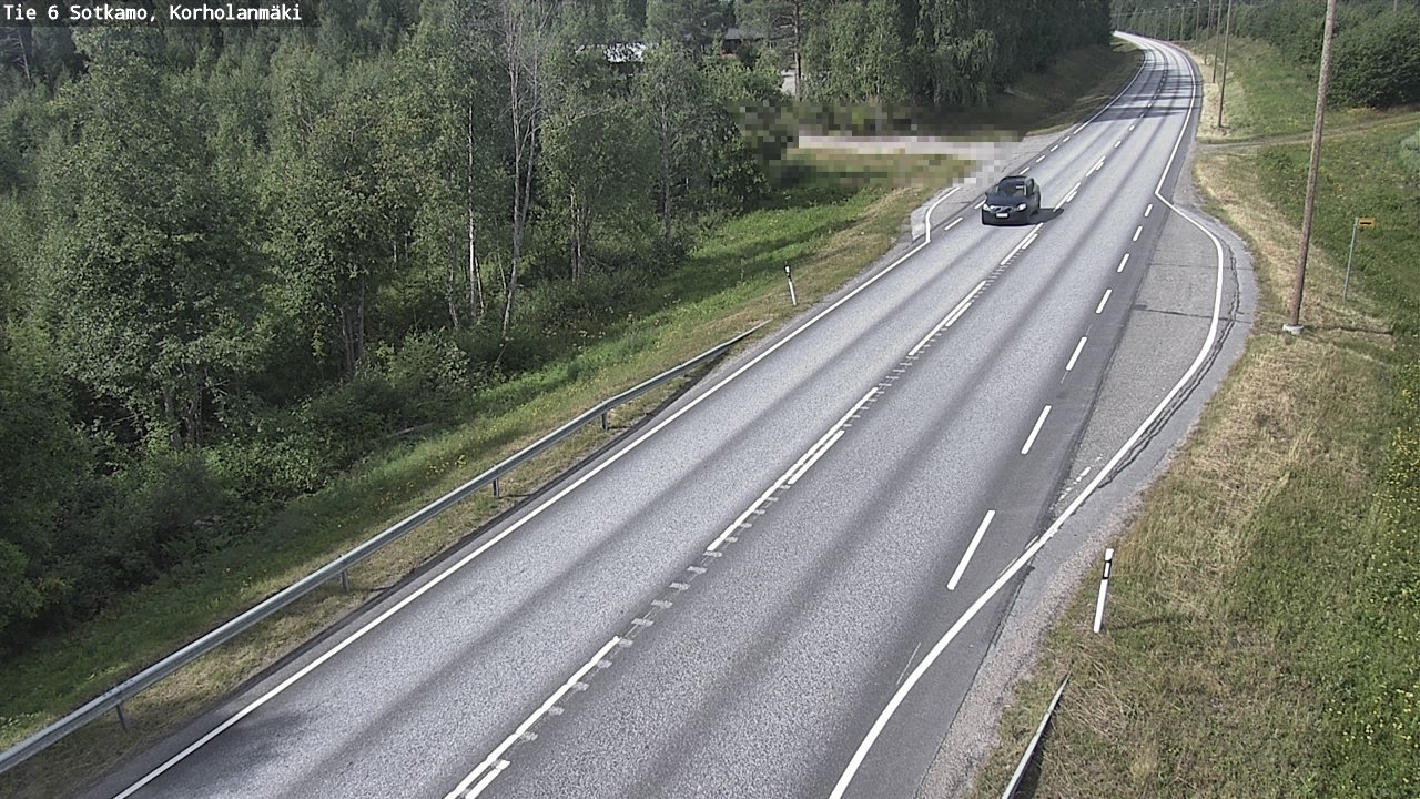 Weather Camera Image Väg 6 Sotkamo, Korholanmäki, Sotkamo, Kainuu