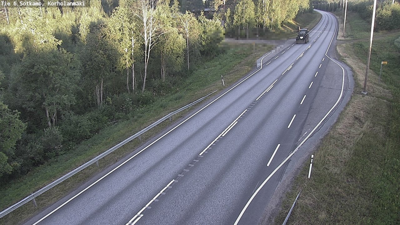 Weather Camera Image Väg 6 Sotkamo, Korholanmäki, Sotkamo, Kainuu
