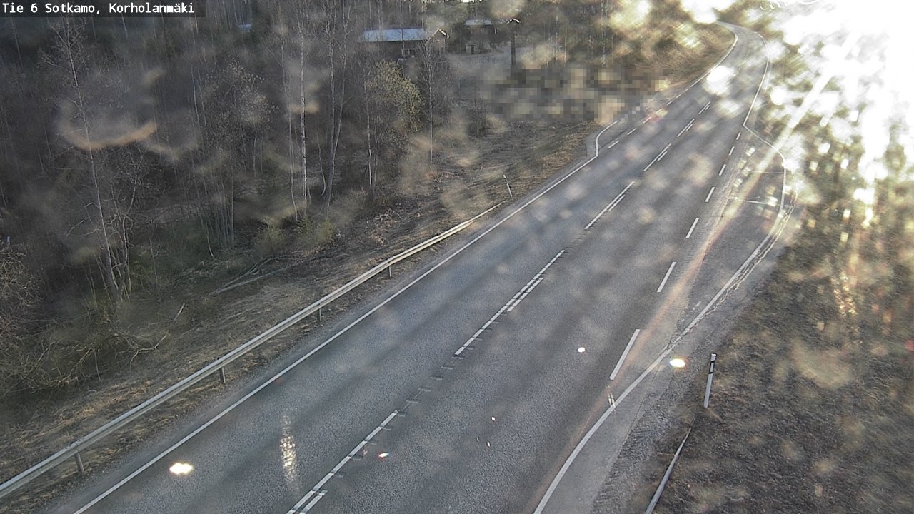Weather Camera Image Väg 6 Sotkamo, Korholanmäki, Sotkamo, Kainuu