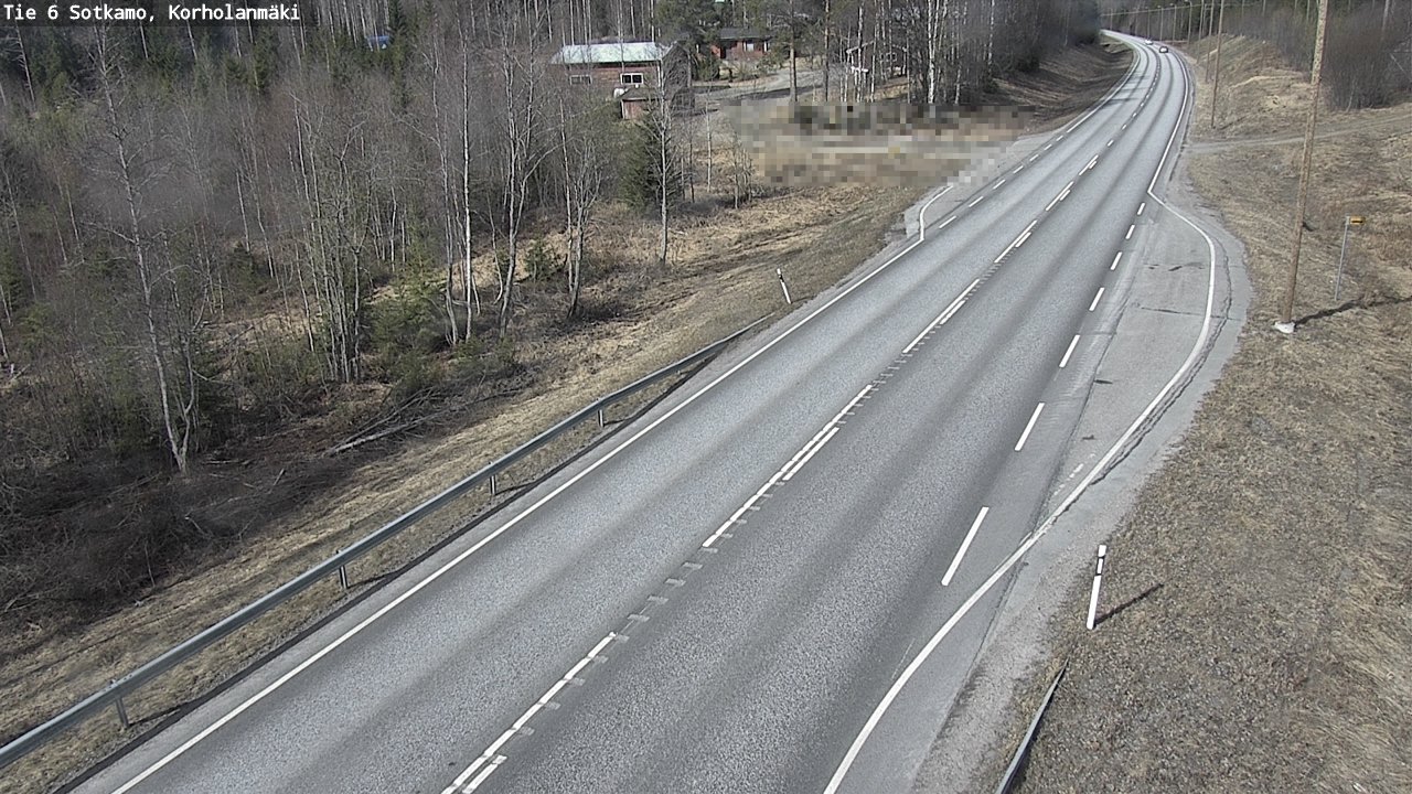 Weather Camera Image Väg 6 Sotkamo, Korholanmäki, Sotkamo, Kainuu