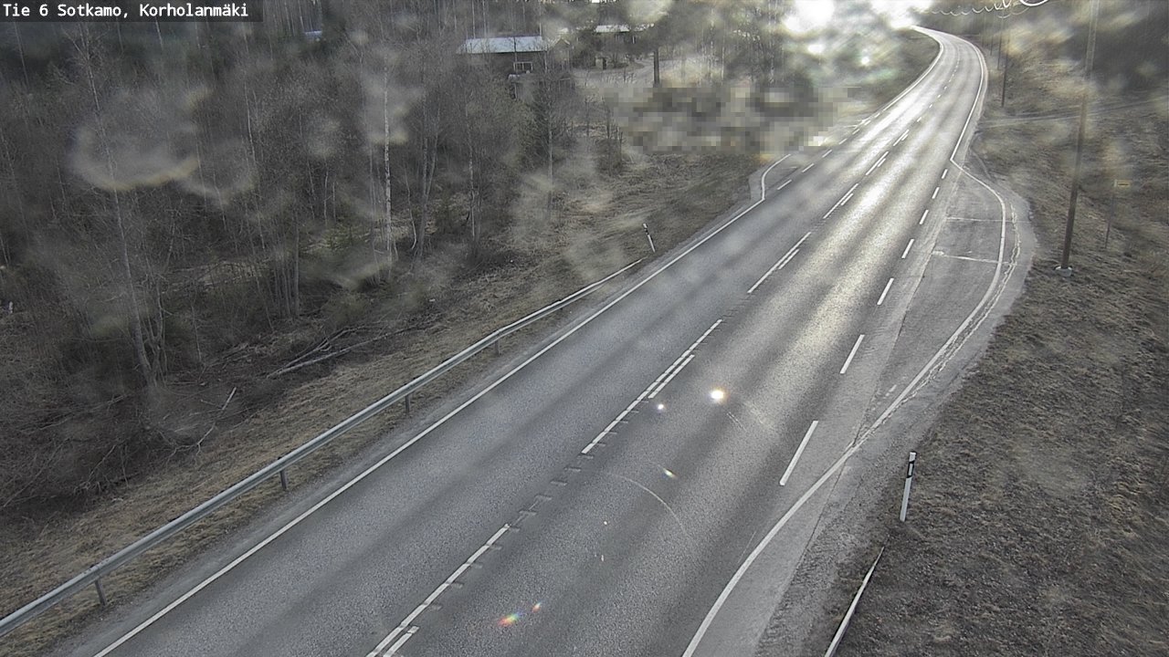 Weather Camera Image Väg 6 Sotkamo, Korholanmäki, Sotkamo, Kainuu