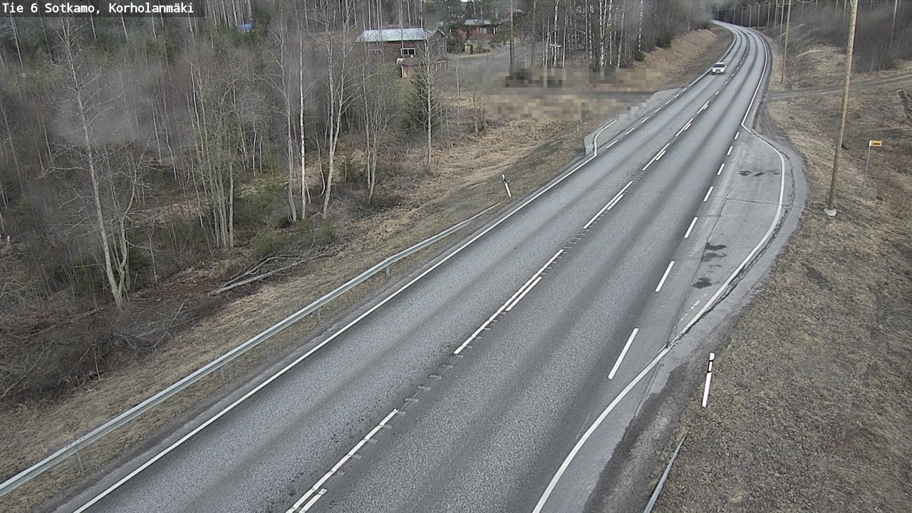 Weather Camera Image Väg 6 Sotkamo, Korholanmäki, Sotkamo, Kainuu