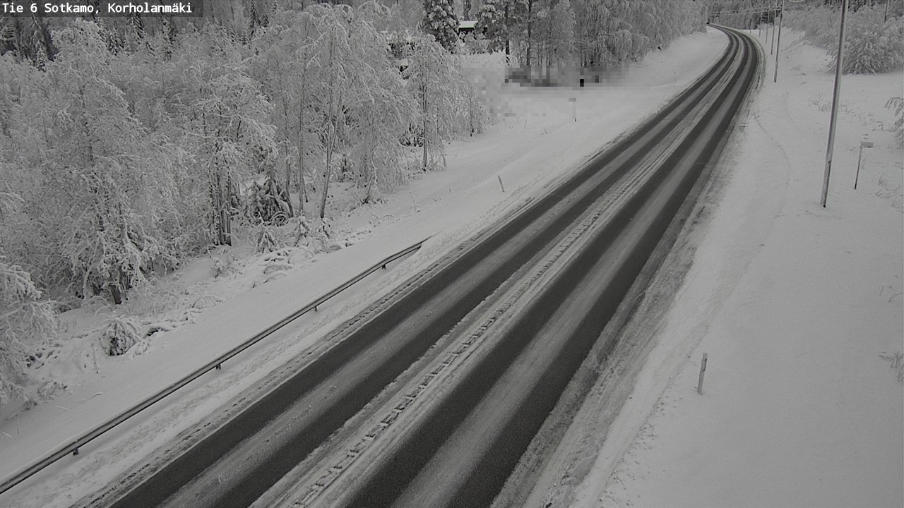 Weather Camera Image Road 6 Sotkamo, Korholanmäki, Sotkamo, Kainuu