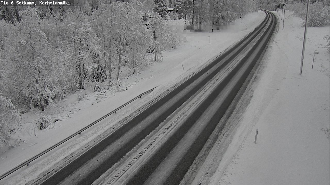 Weather Camera Image Väg 6 Sotkamo, Korholanmäki, Sotkamo, Kainuu