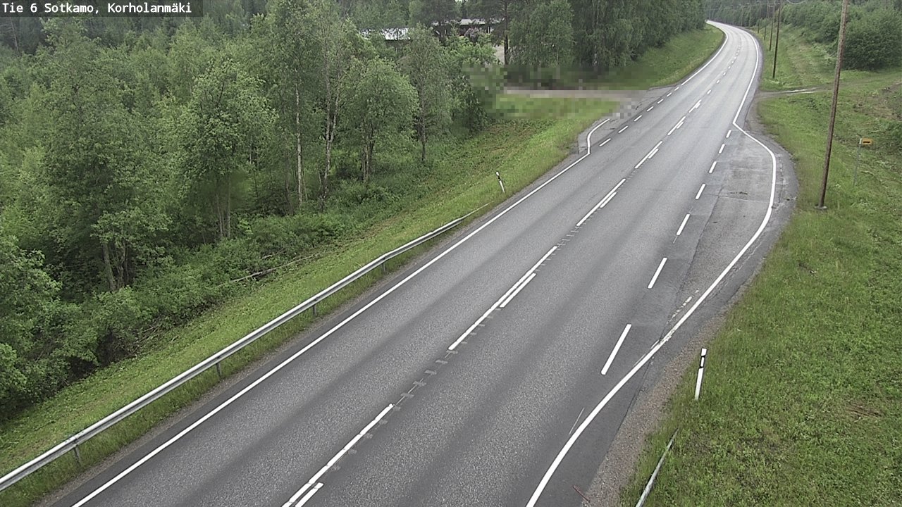 Weather Camera Image Väg 6 Sotkamo, Korholanmäki, Sotkamo, Kainuu