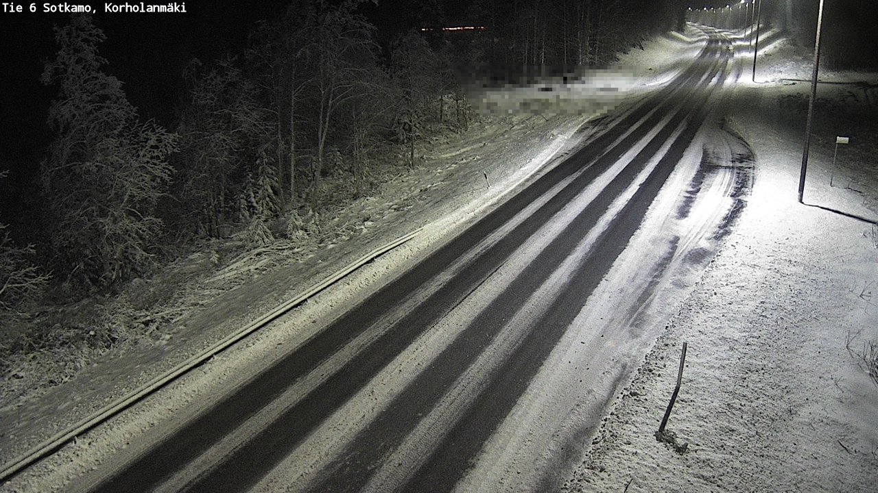 Weather Camera Image Väg 6 Sotkamo, Korholanmäki, Sotkamo, Kainuu
