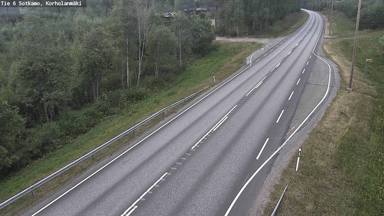 Weather Camera Image Road 6 Sotkamo, Korholanmäki, Sotkamo, Kainuu
